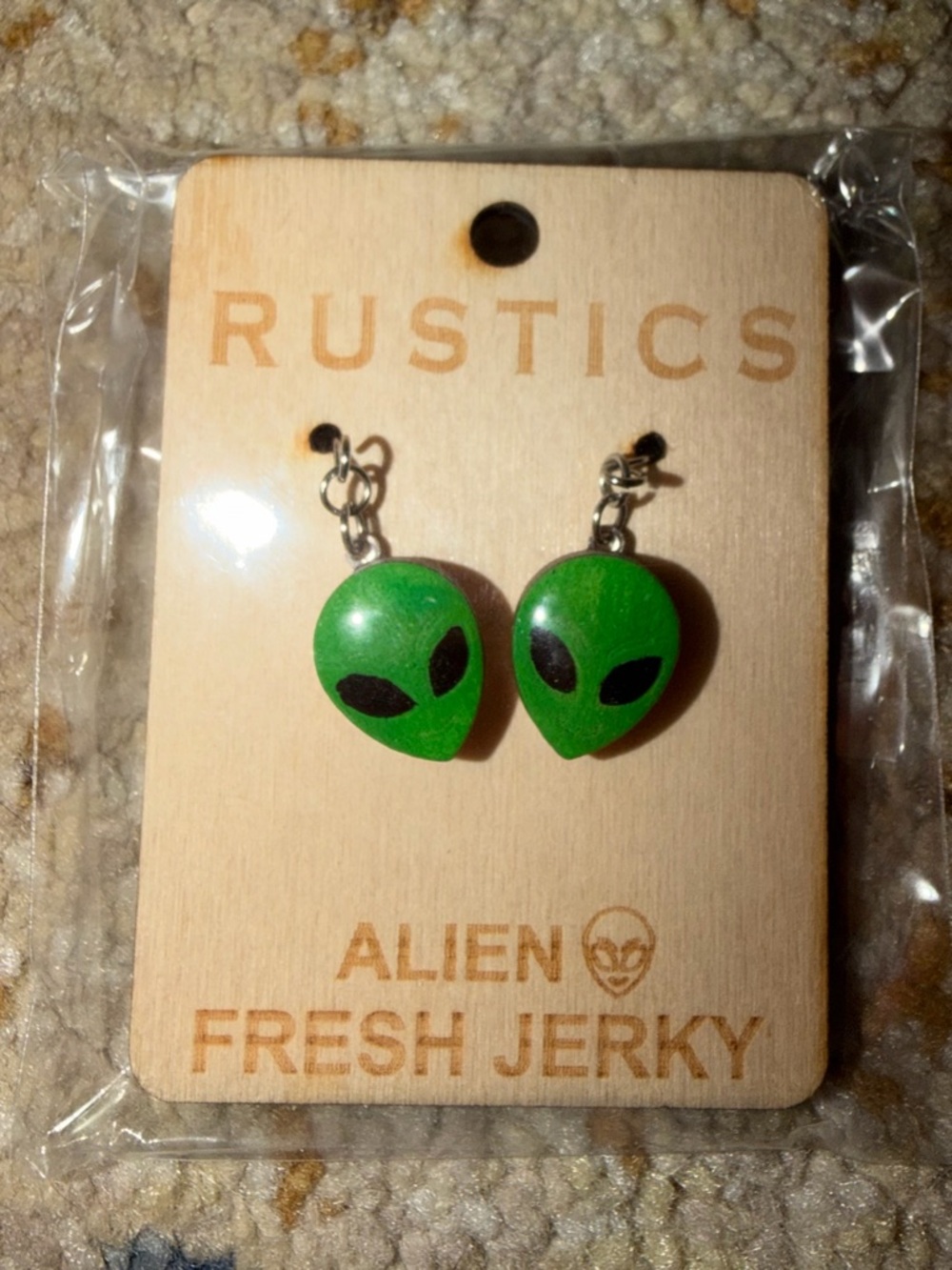 Alien earrings